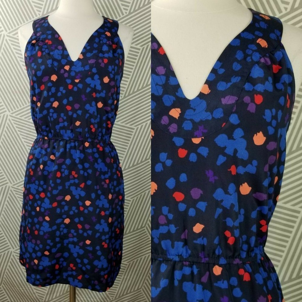 LOFT size 4 Sleeveless Tank Sheath Dress Speckle